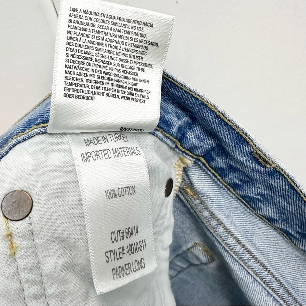 Agolde Parker Long Short In Swap Meet Size 34 - Picture 12 of 14